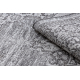 Fonott sizal szőnyeg LOFT 21213 Dísz szürke / ezüst / elefántcsont