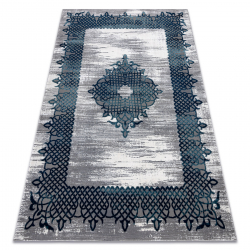Tappeto lavabile MIRO 51233.810 Geometrico antiscivolo - grigio scuro