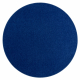 Alfombra ETON círculo azul oscuro