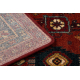 Wool carpet OMEGA PARILLO frame ruby