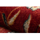 вълнен килим Omega ARIES цветя рубин
