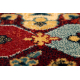 Vlnený koberec POLONIA Samari Ornament rubín
