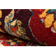 Vlněný koberec POLONIA Samari Ornament rubín