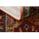 Wool carpet POLONIA Samari Ornament ruby