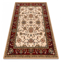 Wool carpet POLONIA TARI light ruby