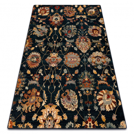 Wool carpet SUPERIOR LATICA navy blue