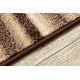 Fryz futó szőnyeg karmel - arabica barna
