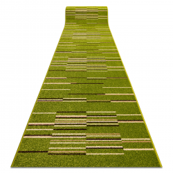 Heat-set Fryz futó szőnyeg NELI zöld - mész