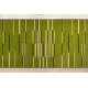 Alfombra de pasillo HEAT-SET FRYZ NELI verde/color lima