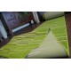 Passatoia HEAT-SET FRIESE NELI verde - limetta 60 cm