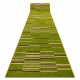 Heat-set Fryz futó szőnyeg NELI zöld - mész 60 cm