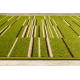 Alfombra de pasillo HEAT-SET FRYZ NELI verde/color lima 60 cm