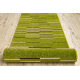 Alfombra de pasillo HEAT-SET FRYZ NELI verde/color lima 60 cm