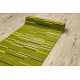 Alfombra de pasillo HEAT-SET FRYZ NELI verde/color lima 60 cm