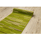 Heat-set Fryz futó szőnyeg NELI zöld - mész 60 cm