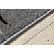 Läufer SILVER CHOCO grau 90 cm