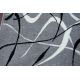 Alfombra JERSEY 19231 gris - geométrico estructural, lazo BOHO