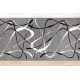 Alfombra JERSEY 19231 gris - geométrico estructural, lazo BOHO