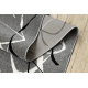 Alfombra JERSEY 19231 gris - geométrico estructural, lazo BOHO