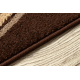 Alfombra de pasillo KARMEL FRYZ - COFFEE marrón