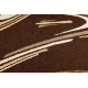 Vloerbekleding KARMEL FRYZ - COFFEE bruin 100 cm