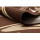 Alfombra de pasillo KARMEL FRYZ - COFFEE marrón 100 cm