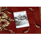 Modern carpet DUKE 51557 cream / gold - Geometric, structured, very soft, fringes