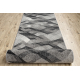 Modern carpet DUKE 51541 cream - Geometric, structured, very soft, fringes