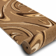 Tapete de lã ANTIGUA 518 76 JF300 OSTA - Rosette, moldura, tecido plano castanho 