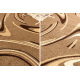 Шерстяний килим ANTIGUA 518 76 JF300 OSTA - Розетка, каркас, плетіння коричневий