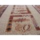 Вовняний килим LEGEND 468 03 GB500 OSTA - Розетка, рамка, ексклюзивний бежевий / сірий