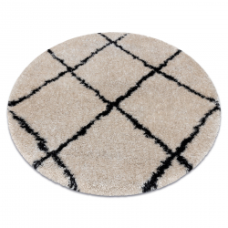 Tappeto in lana LEGEND 468 14 GB300 OSTA - Linee, cornice, esclusivo rosso / beige