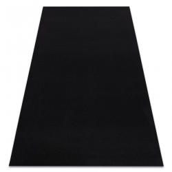 Pogumovaný koberec RUMBA jedna barva černý