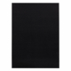 Χαλί αντιολισθητικό RUMBA ενιαίο χρώμα κόμμι μαύρο