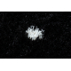 Kilimas FLUFFY 2370 purvinas taškai - antracitas / balta