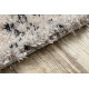 Carpet FLUFFY 2372 shaggy salt and pepper - cream / anthracite