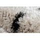 Tapis FLUFFY 2370 shaggy points - crème / anthracite