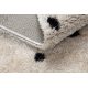 Tapis FLUFFY 2370 shaggy points - crème / anthracite