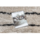Carpet FLUFFY 2371 shaggy stripes - cream / anthracite