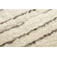 Carpet FLUFFY 2371 shaggy stripes - cream / beige
