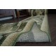 Tappeto in lana ANNODATO A MANO Vintage 10664, cornice, fiori - chiaretto / beige 