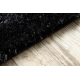 Carpet FLUFFY 2373 shaggy trellis - anthracite / white