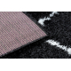 Вълнен килим ANTIGUA 518 75 JS500 OSTA - Орнамент плоскотъкан син