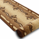 Runner BCF KRZYŚ brown 80 cm