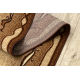 Runner BCF KRZYŚ brown 80 cm