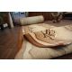 Pouffe Négyzetes 50 x 50 x 50 cm Boho, rombuszok 22297 lábtartó sárga / krém
