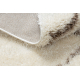 Carpet FLUFFY 2373 shaggy trellis - cream / beige