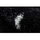 Kilimas FLUFFY 2370 Apskritas kilimas, purvinas taškai - antracitas / balta