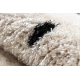 Tapete de lã ANTIGUA 518 74 JF300 OSTA - Flores, moldura, tecido plano bege