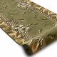 Pouff CILINDRU 50 x 50 x 50 cm suport pentru picioare Boho, romburi 22297, pentru șezut galben / crema